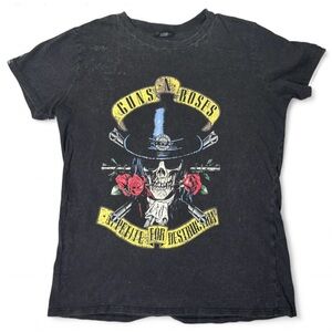 Guns n Roses Cotton On Classic Black Tee
